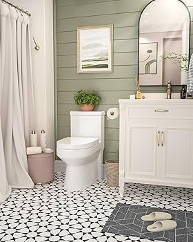 UNITED DAIRIES UD012 “an afflicted” DeerValley Compact One Piece Toilet, 12'' Rough-in Small